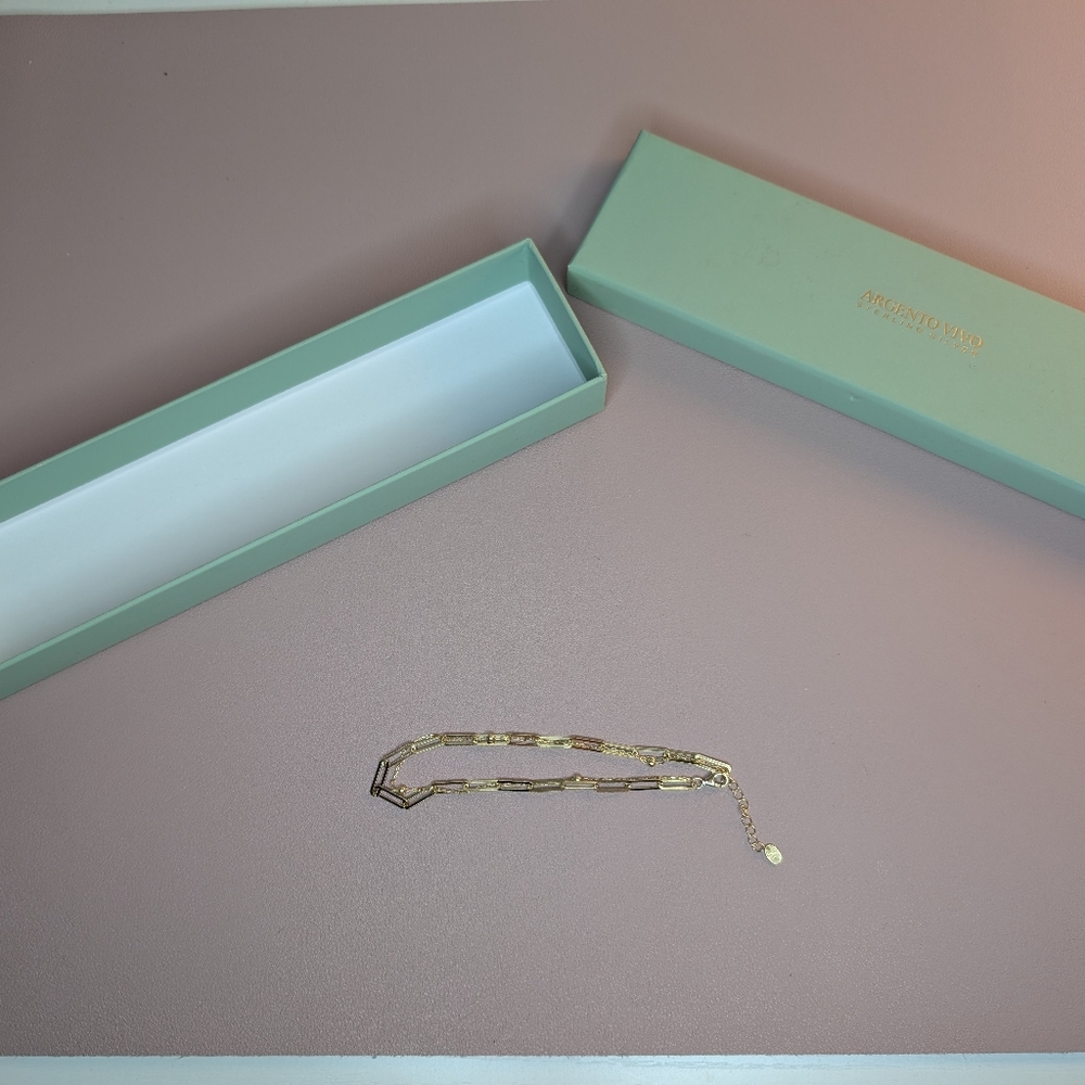Gold Anklet in box